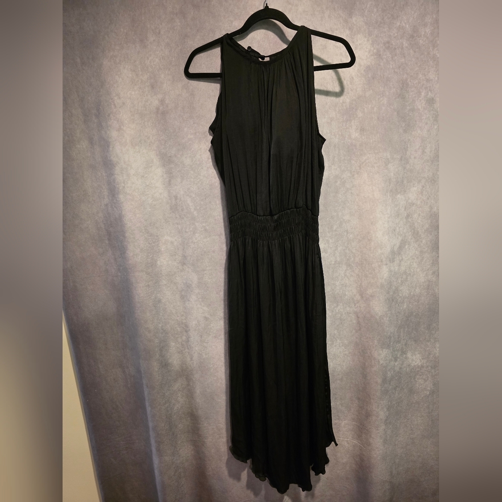 Chic Black Asymmetrical Dress